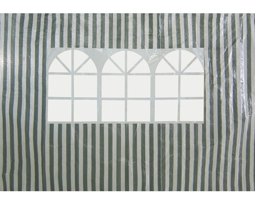 Seitenteil mit Fenster für Partyzelt Adria grün-weiss-0