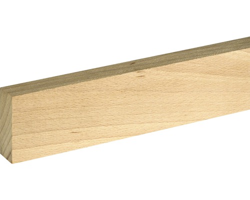 Baguette rectangulaire hêtre brut 20x55x950 mm mm Tasseau en bois de hêtre