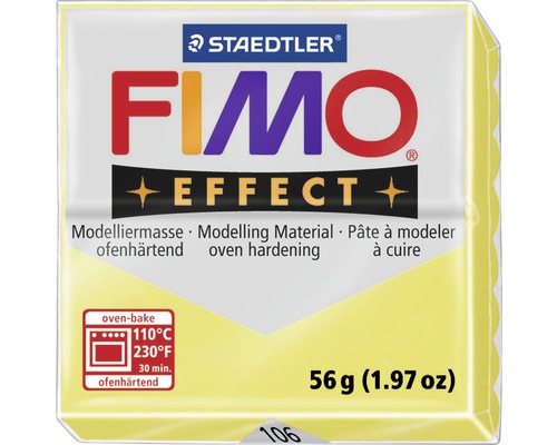 Pâte à modeler FIMO Effect 57 g citron transparent