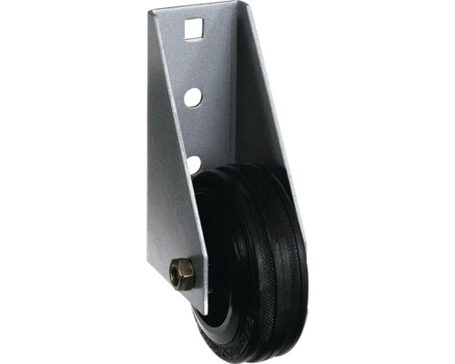 Galet de roulement de porte pour portes lourdes 110x44,5 mm, galvanisé à chaud Roue avec support métallique
