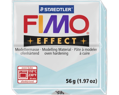 Modelliermasse FIMO Effect 57 g blue ice quarz Staedtler Fimo Effect Modelliermasse, 56 Gramm, ofenhärtend