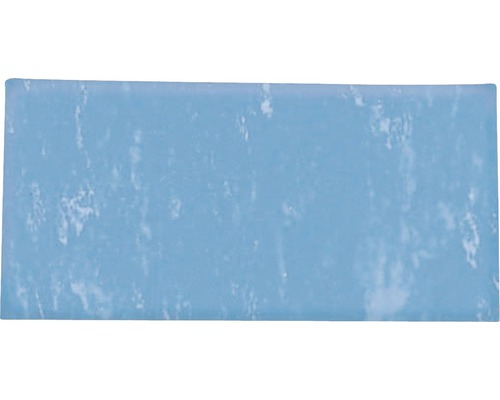FIMO Effect Modelliermasse transparent blau 57 g Hellblaue Fliese mit leichter Marmorierung für Wand oder Boden