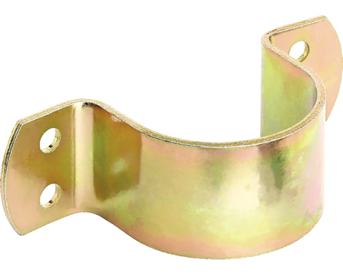 Rohrschelle 60 mm für 2 Zoll galv. gelb verzinkt Rohrschelle 60 mm für 2 Zoll galv. gelb verzinkt