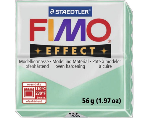 Pâte à modeler FIMO Effect 57 g vert jade transparent