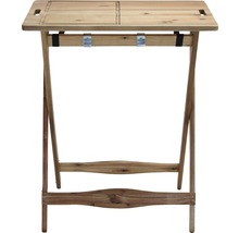 Holz Beistelltisch mit Klappfunktion