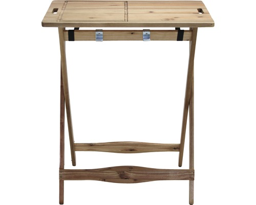 Holz Beistelltisch mit Klappfunktion