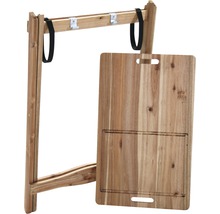 Holz Butler Tablett mit Gestell