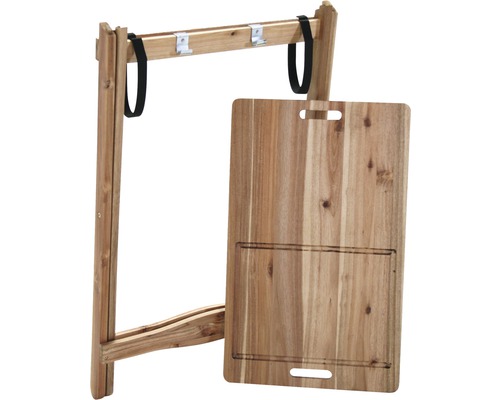 Holz Butler Tablett mit Gestell