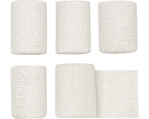 Bandes plâtrées tissu à modeler 10x500 cm 5 pièces Bandes de plâtre pour applications médicales