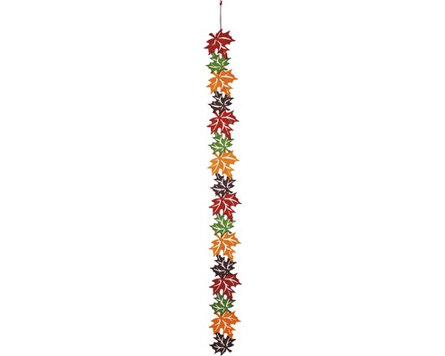 Guirlande de fenêtre décorative avec motifs de feuilles d''érable