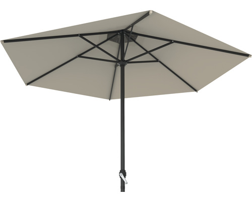 Rechteckiger Sonnenschirm mit Kurbelmechanismus