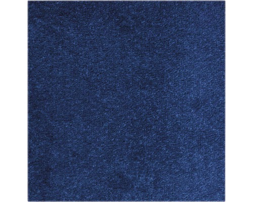 Spannteppich Velours Ines blau 400 cm breit (Meterware)