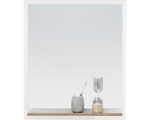 Miroir avec tablette pelipal Noventa 74,5x60 cm (sans éclairage)