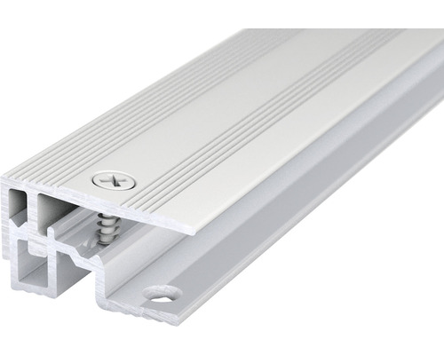 Profilé de finition PS 400 alu argent 28x2700 mm Profilé en aluminium avec vis pour le montage