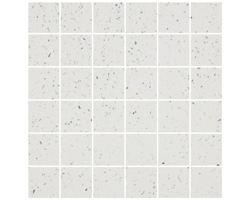 Mosaïque en pierre de Quartz blanc 30x30 cm Carreaux de mosaïque avec décor en pierre