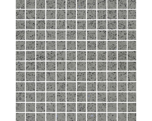 Mosaïque en pierre de Quartz blanc 30x30 cm Carreaux de mosaïque en faïence avec surface mouchetée