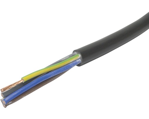 Apparatekabel TD 5x1,5 mm2 schwarz 10 m Elektrokabel mit mehreren Adern