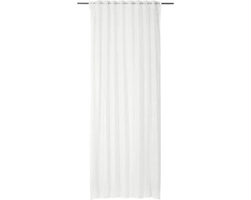 Rideau avec ruban de rideau Charisma Rasch Home blanc 140x255 cm