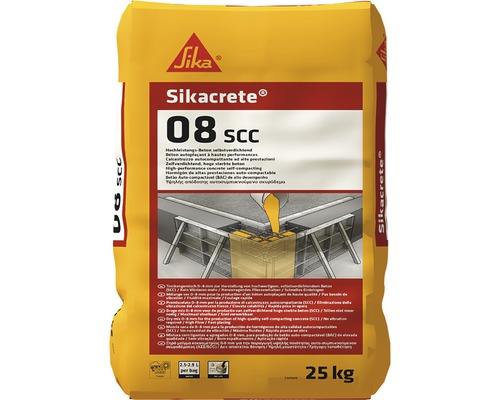 Béton autolissant Sikacrete-08 SCC 25 kg