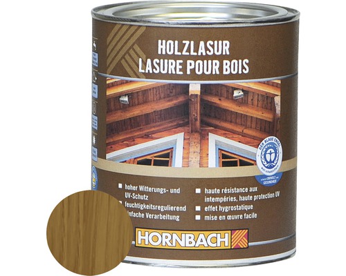 HORNBACH Holzlasur eiche 375 ml