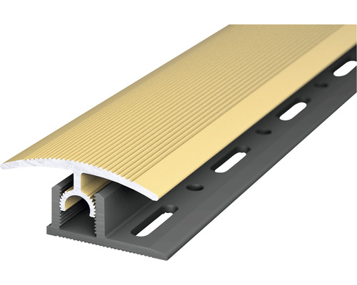 Übergangsprofil PROFI-TEC MASTER Alu gold 34x900 mm Profilleiste für Wandpaneele aus Kunststoff