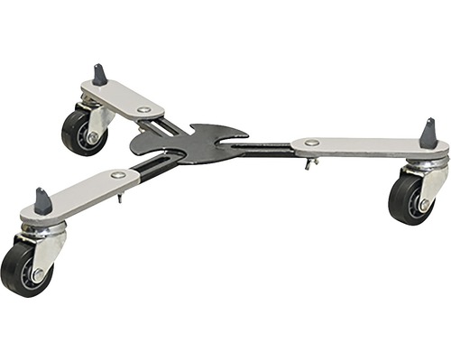 Möbelroller mit drei Rädern und Halterungen