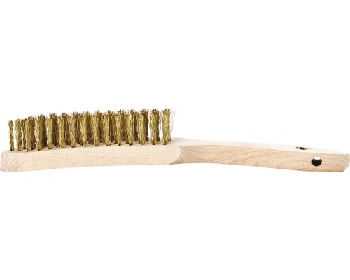 Drahtbürste mit Holzgriff