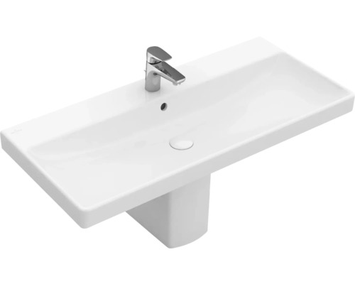 Vasque en céramique avec robinet et colonne