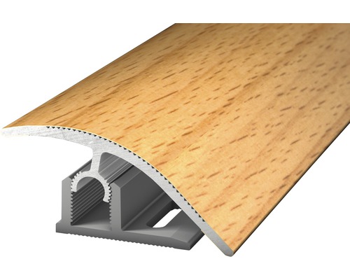 Anpassungsprofil PROFI-TEC MASTER Alu buche 47x900 mm Bodenprofil mit Holzdekor