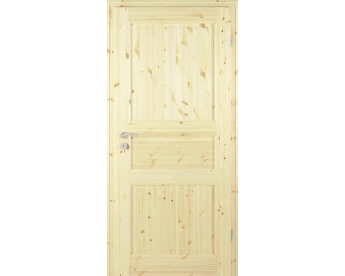 Holztür mit Türbeschlag