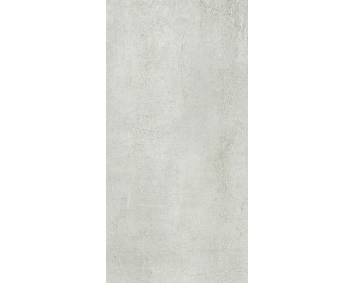 Carrelage pour sol et mur en grès cérame fin Smot blanc 30x60 cm