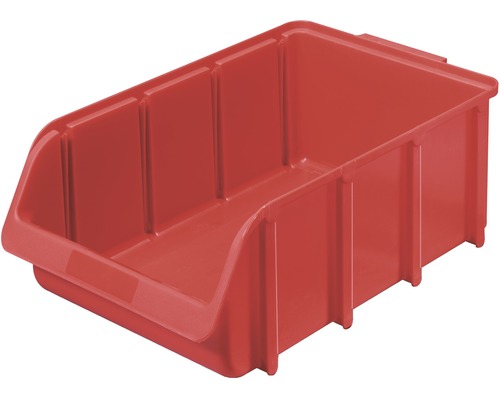 Hünersdorff Boîte ouverte taille 5 plastique rouge