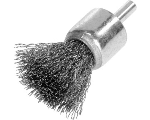 Brosse-pinceau Lessmann Ø 25 mm fil d'acier