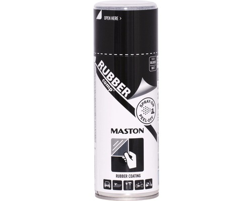 Maston Film à pulvériser RUBBERcomp mat noir 400ml