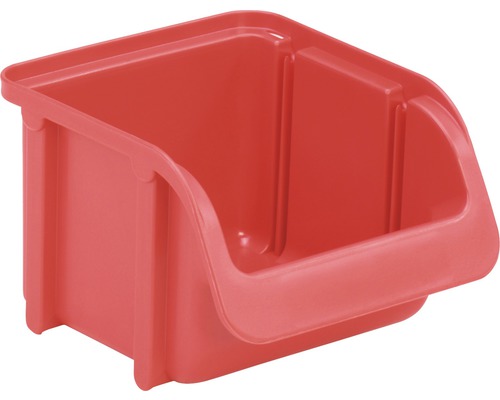 Boîte Hünersdorff taille 1 plastique rouge