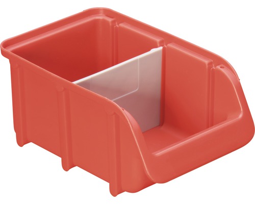 Boîte de rangement en plastique avec séparateur