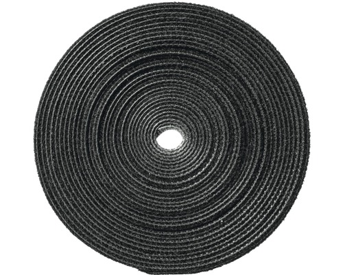 Klettband schwarz 4 m