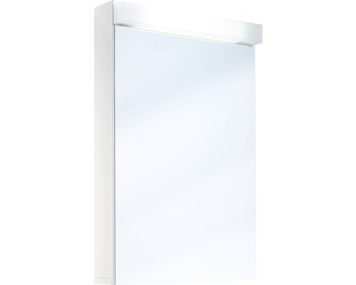 Armoire de toilette Schneider Spiegelschränke LOWLINE 50 cm blanc 1 porte LED