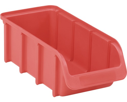 Hünersdorff Boîte taille 2 L plastique rouge Bac de rangement en plastique