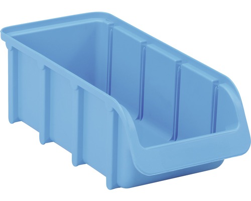 Hünersdorff Boîte taille 2 L plastique bleu Boîte de stockage en plastique pour atelier ou entrepôt