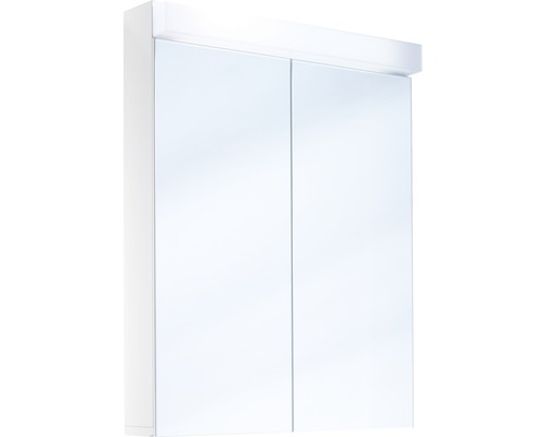Armoire de toilette Schneider Spiegelschränke LOWLINE 60 cm blanc 2 porte LED