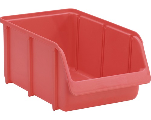 Hünersdorff Boîte ouverte taille 4 plastique rouge