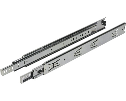 Kugelpräzisionsvollauszug 500 mm, chromatiert, 1 Paar Kugelpräzisionsvollauszug 500 mm, chromatiert, 1 Paar