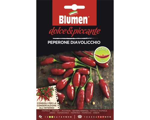 Piment Diavolicchio semences de légumes Samen Mauser