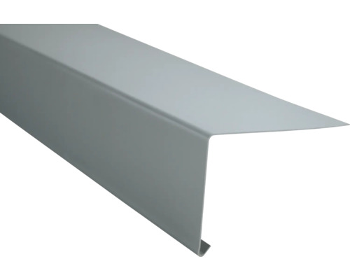 Bande d'égout pour toit plat plastique gris fenêtre RAL 7040 Marley 2000x116 mm