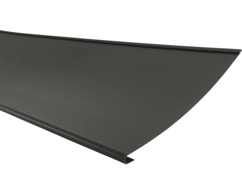 Marley Traufstreifen für Flachdach Kunststoff Schokoladenbraun RAL 8017 2000 x 250 mm Dachrandprofil aus Metall