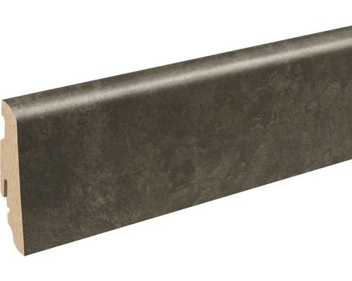 Plinthe SKANDOR gris basalte FOFA129 FU60L 19 x 58 x 2400 mm Plinthe en bois