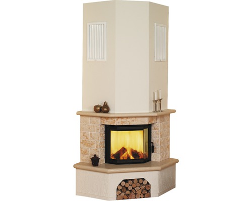 Kaminbausatz Hark Vermont Marmor classico-beige 8 kW Kaminbausatz Hark Vermont Marmor classico-beige 8 kW