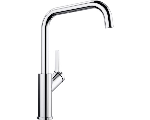 Robinet de cuisine en métal avec mitigeur monocommande