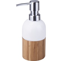 Seifenspender aus Keramik und Bambus